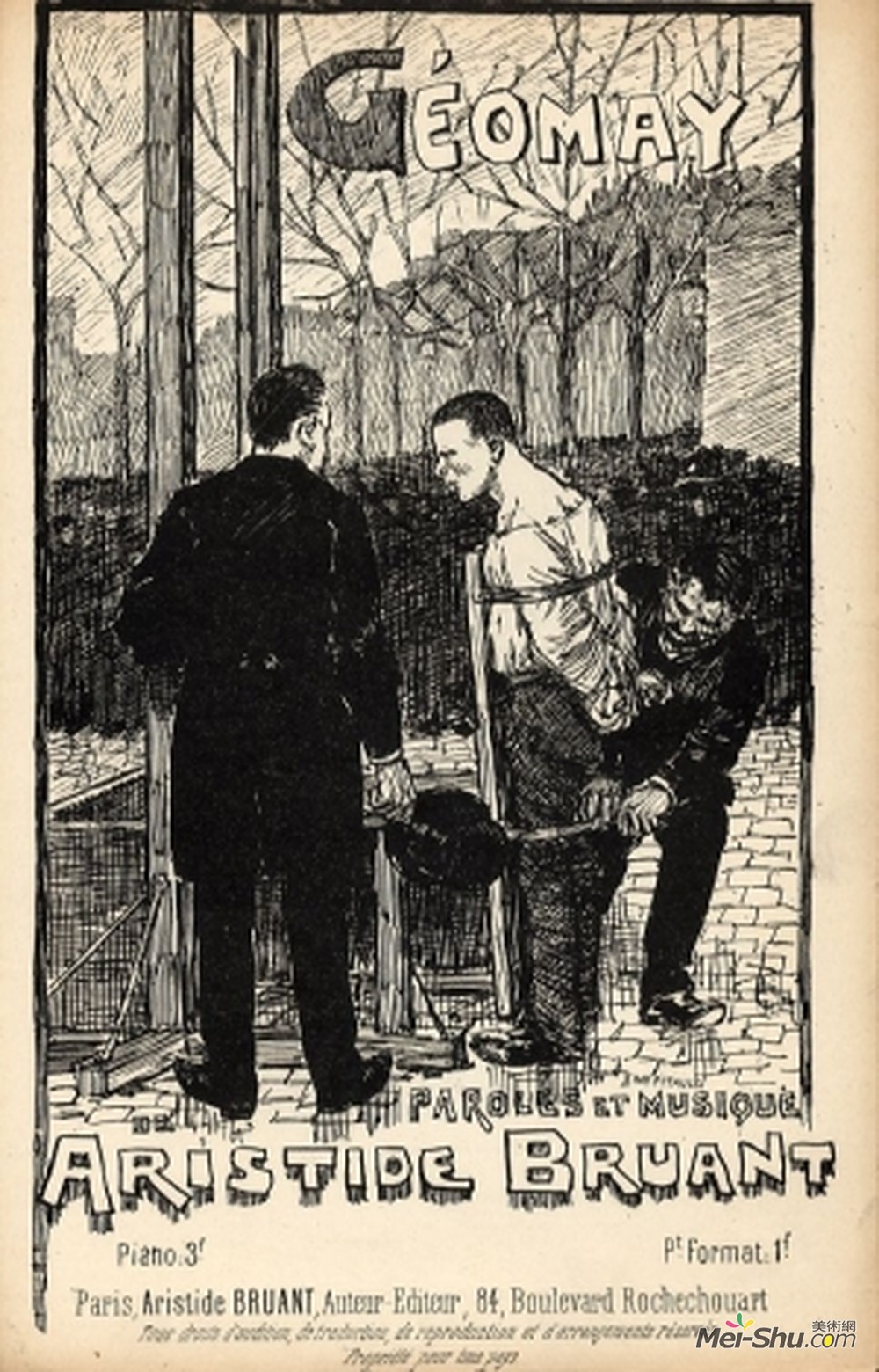 索菲尔·史坦林(Theophile Steinlen)高清作品《地球同步轨道》