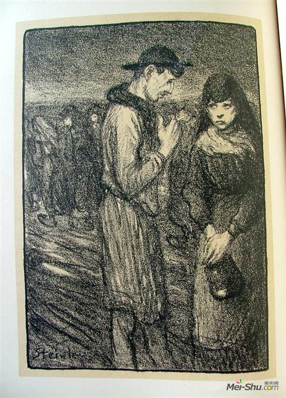索菲尔·史坦林(Theophile Steinlen)高清作品《牧歌》