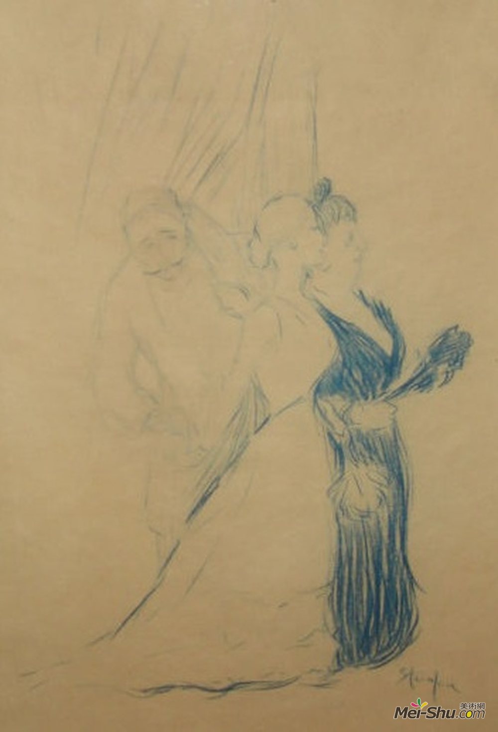 索菲尔·史坦林(Theophile Steinlen)高清作品《英国现代研究初报》