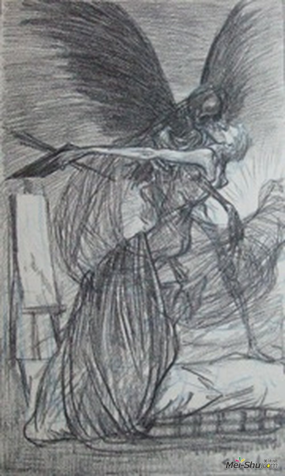 索菲尔·史坦林(Theophile Steinlen)高清作品《痛苦的艺术家》