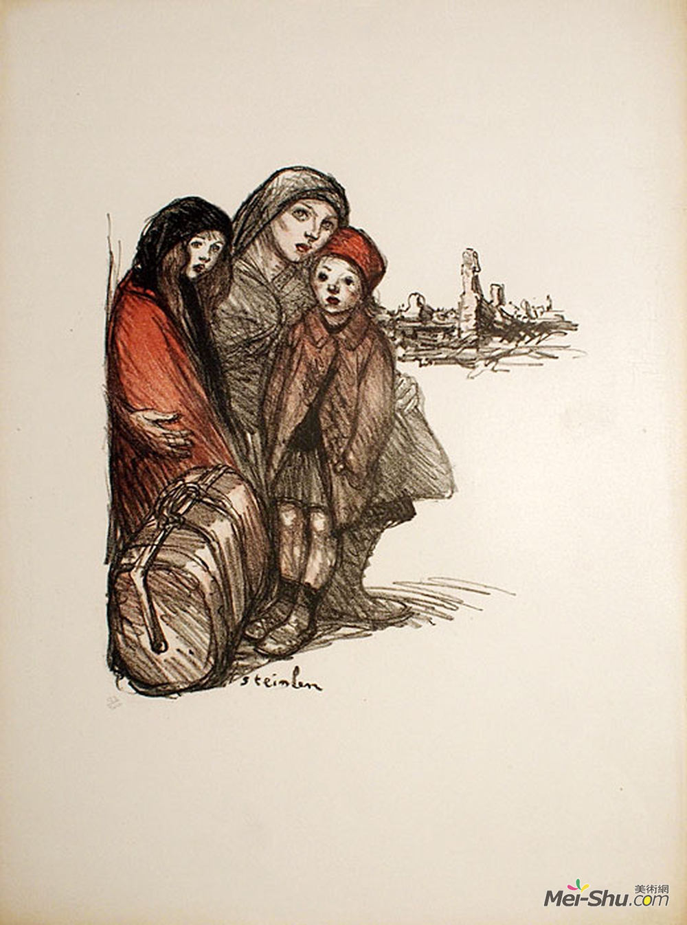 索菲尔·史坦林(Theophile Steinlen)高清作品《爱斯旺德瓦斯特》