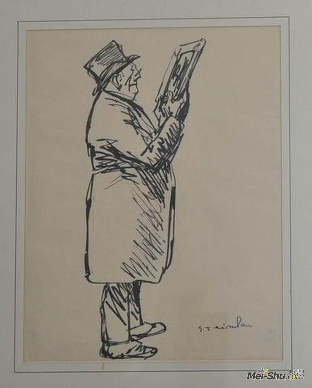 索菲尔·史坦林(Theophile Steinlen)高清作品《德辛业余爱好者》