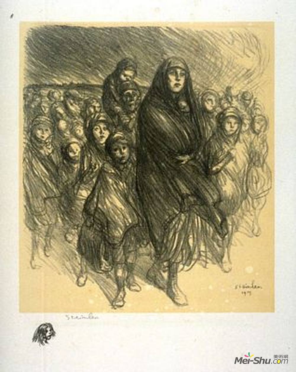 索菲尔·史坦林(Theophile Steinlen)高清作品《洛克德贝尔格》