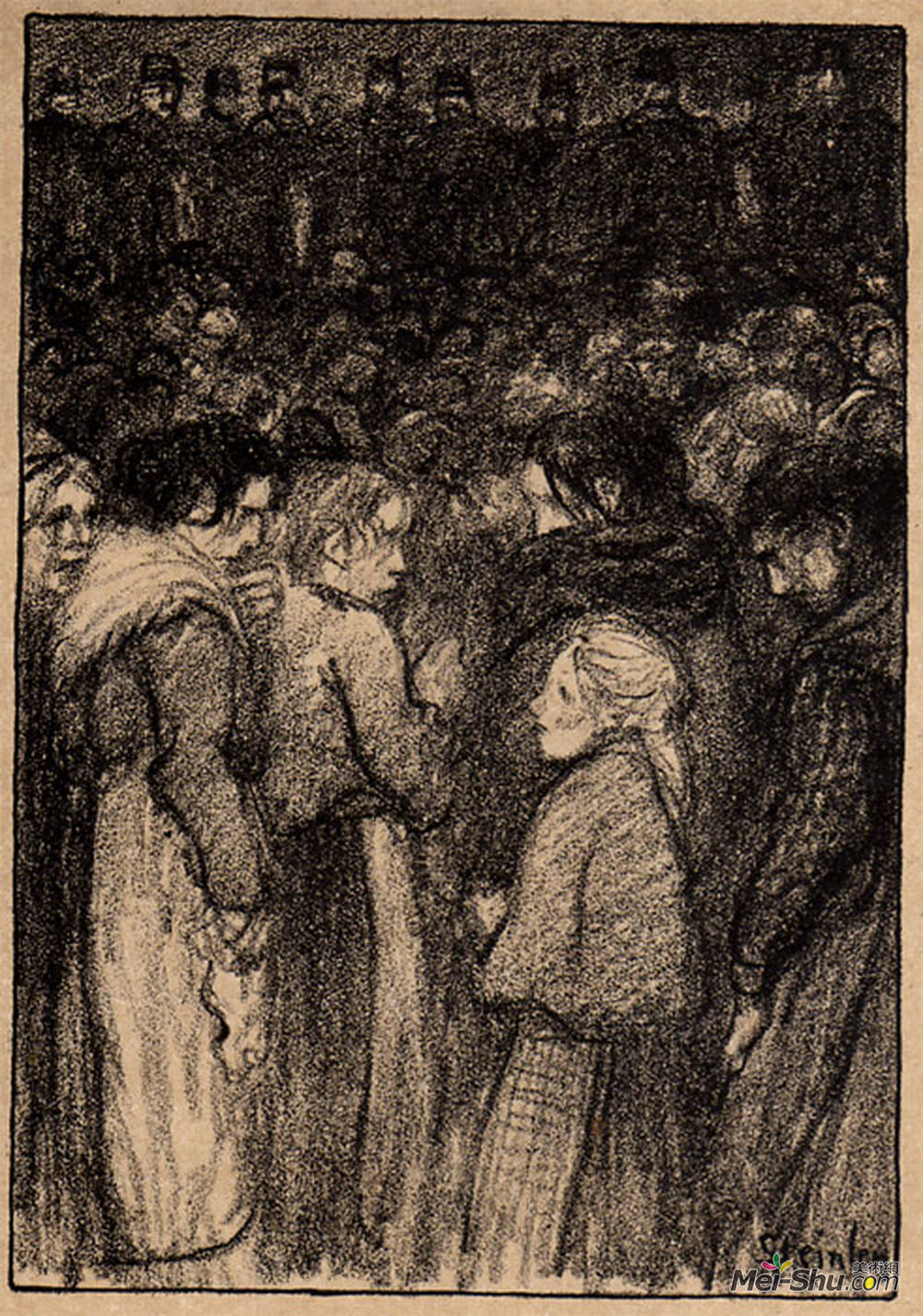 索菲尔·史坦林(Theophile Steinlen)高清作品《洛杉矶灾难》