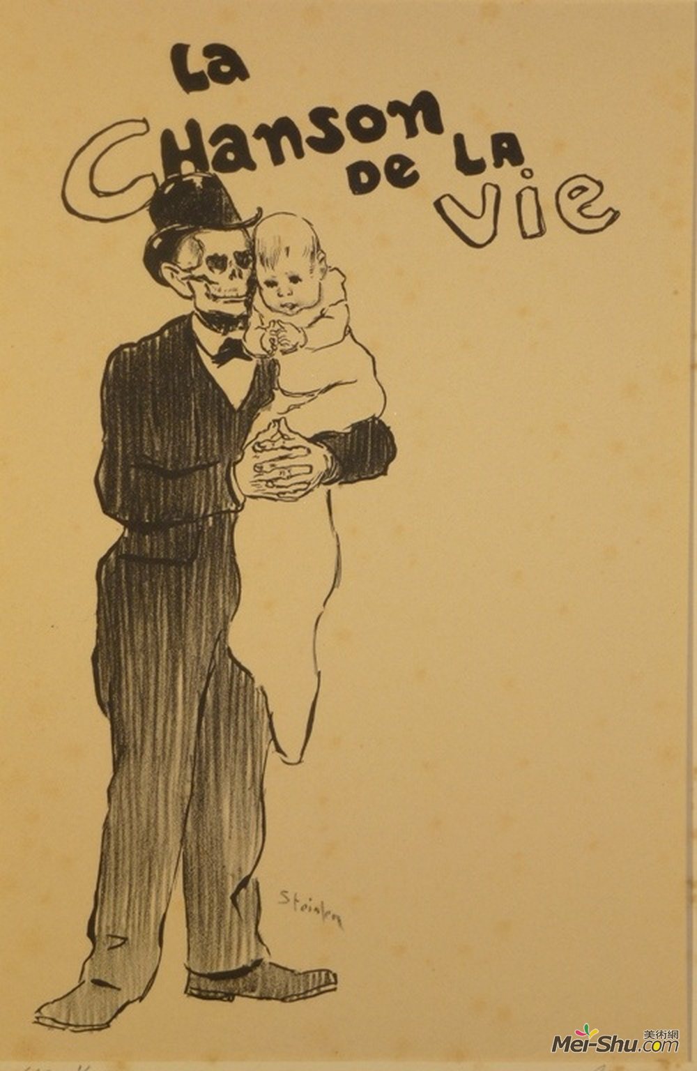 索菲尔·史坦林(Theophile Steinlen)高清作品《维也纳香槟》
