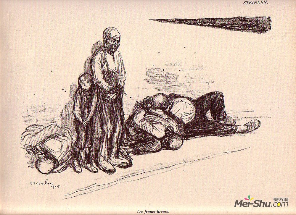 索菲尔·史坦林(Theophile Steinlen)高清作品《小牛》
