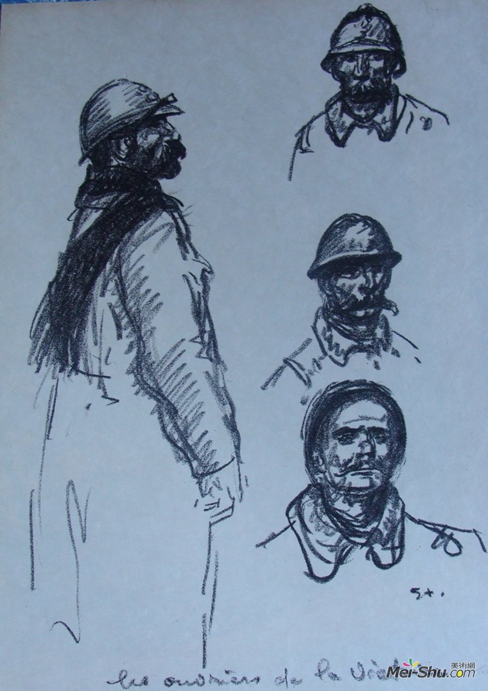 索菲尔·史坦林(Theophile Steinlen)高清作品《工人的胜利》