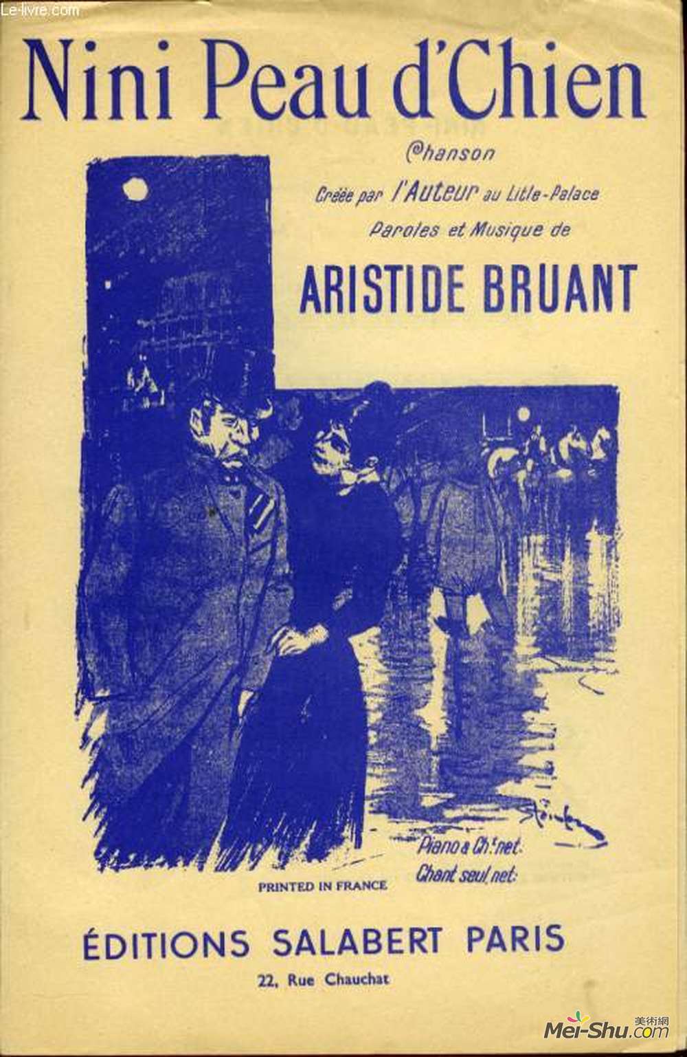 索菲尔·史坦林(Theophile Steinlen)高清作品《妮妮》