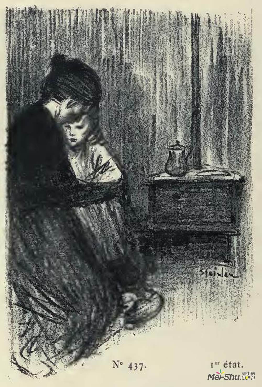 索菲尔·史坦林(Theophile Steinlen)高清作品《诺埃尔》