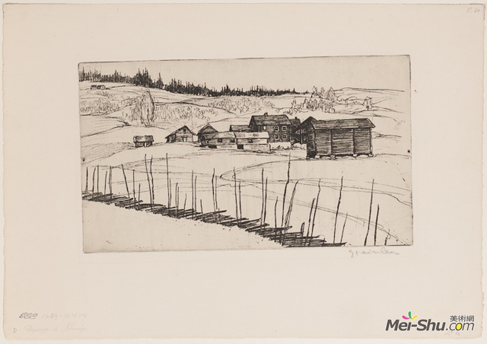 索菲尔·史坦林(Theophile Steinlen)高清作品《挪威津贴》