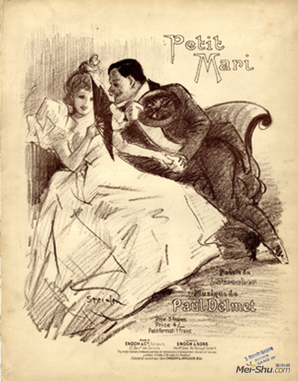 索菲尔·史坦林(Theophile Steinlen)高清作品《小玛丽》