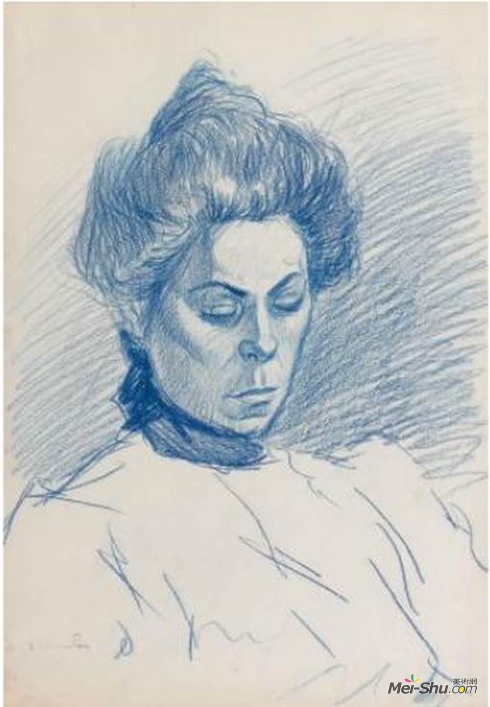 索菲尔·史坦林(Theophile Steinlen)高清作品《肖像女士》