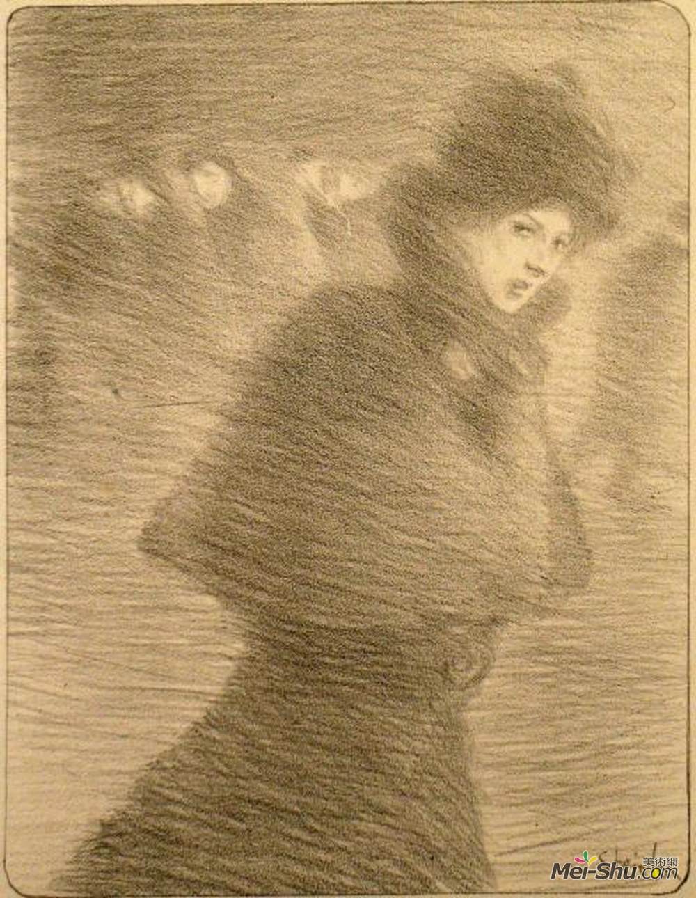 索菲尔·史坦林(Theophile Steinlen)高清作品《男女平等》