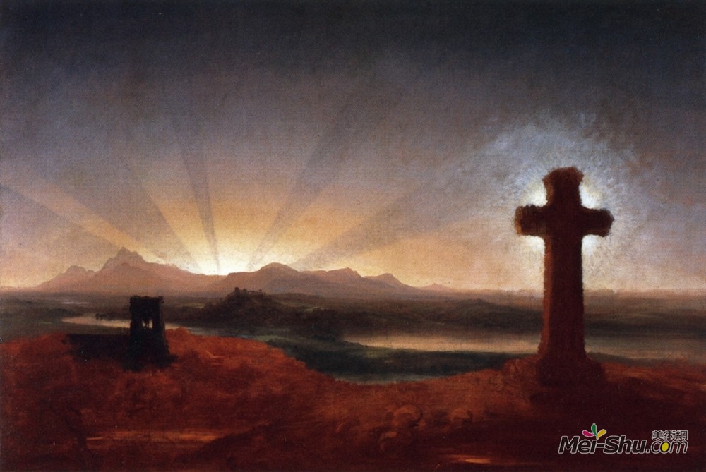 托马斯·科尔(Thomas Cole)高清作品《穿越森塞特》