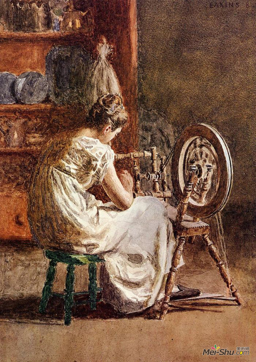托马斯·伊肯斯(Thomas Eakins)高清作品《土布》