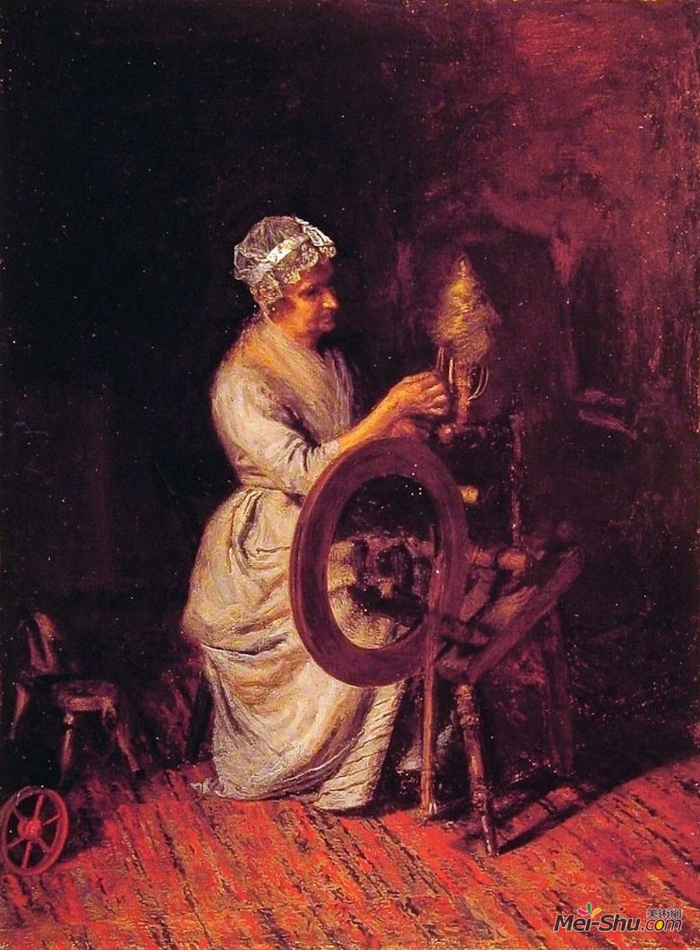 托马斯·伊肯斯(Thomas Eakins)高清作品《在祖母时代》