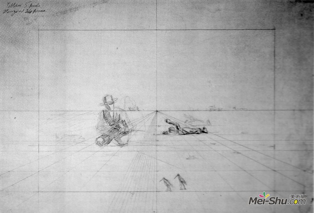 托马斯·伊肯斯(Thomas Eakins)高清作品《狩猎透视图》