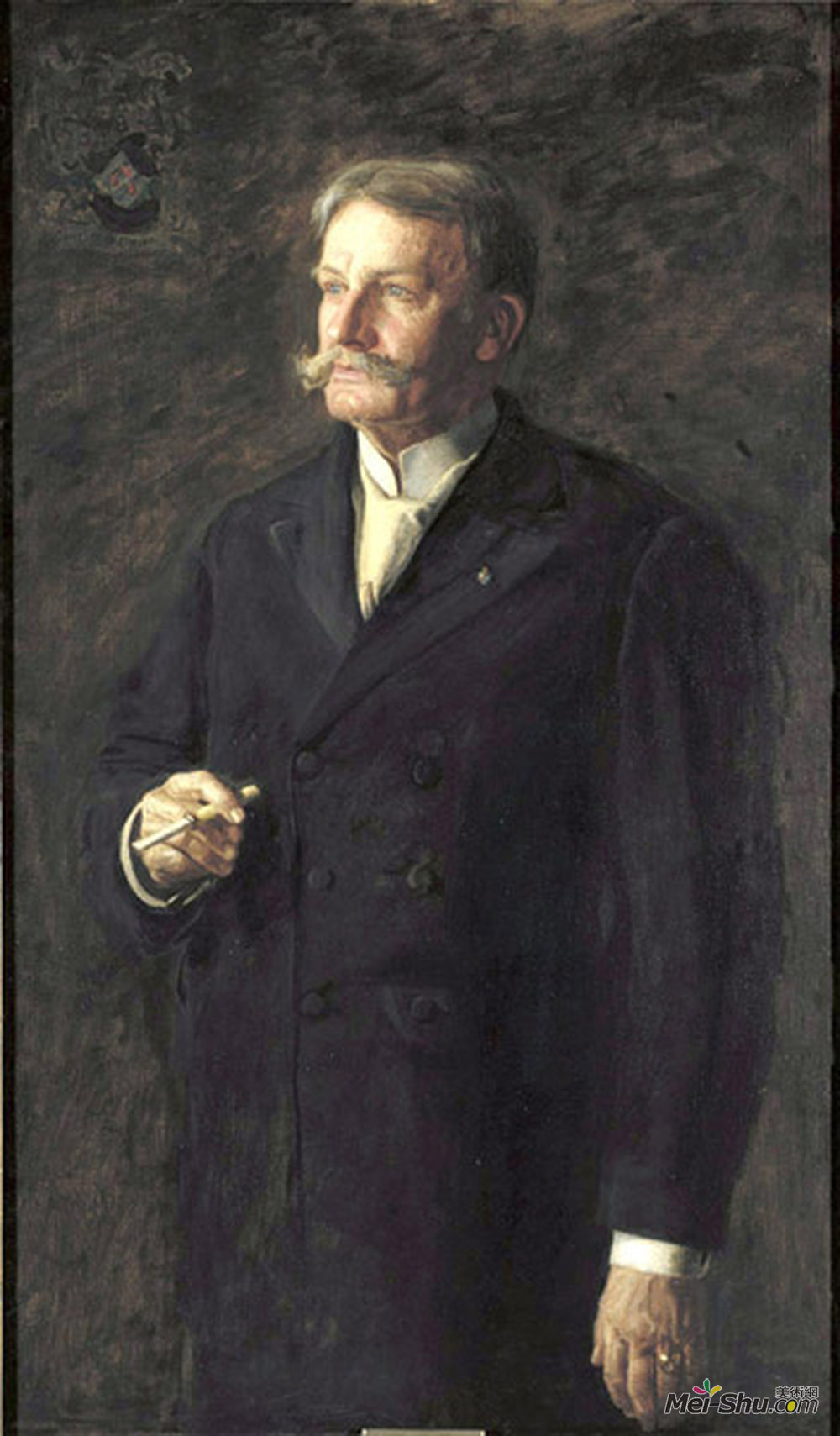 托马斯·伊肯斯(Thomas Eakins)高清作品《查尔斯埃德蒙达纳的肖像》