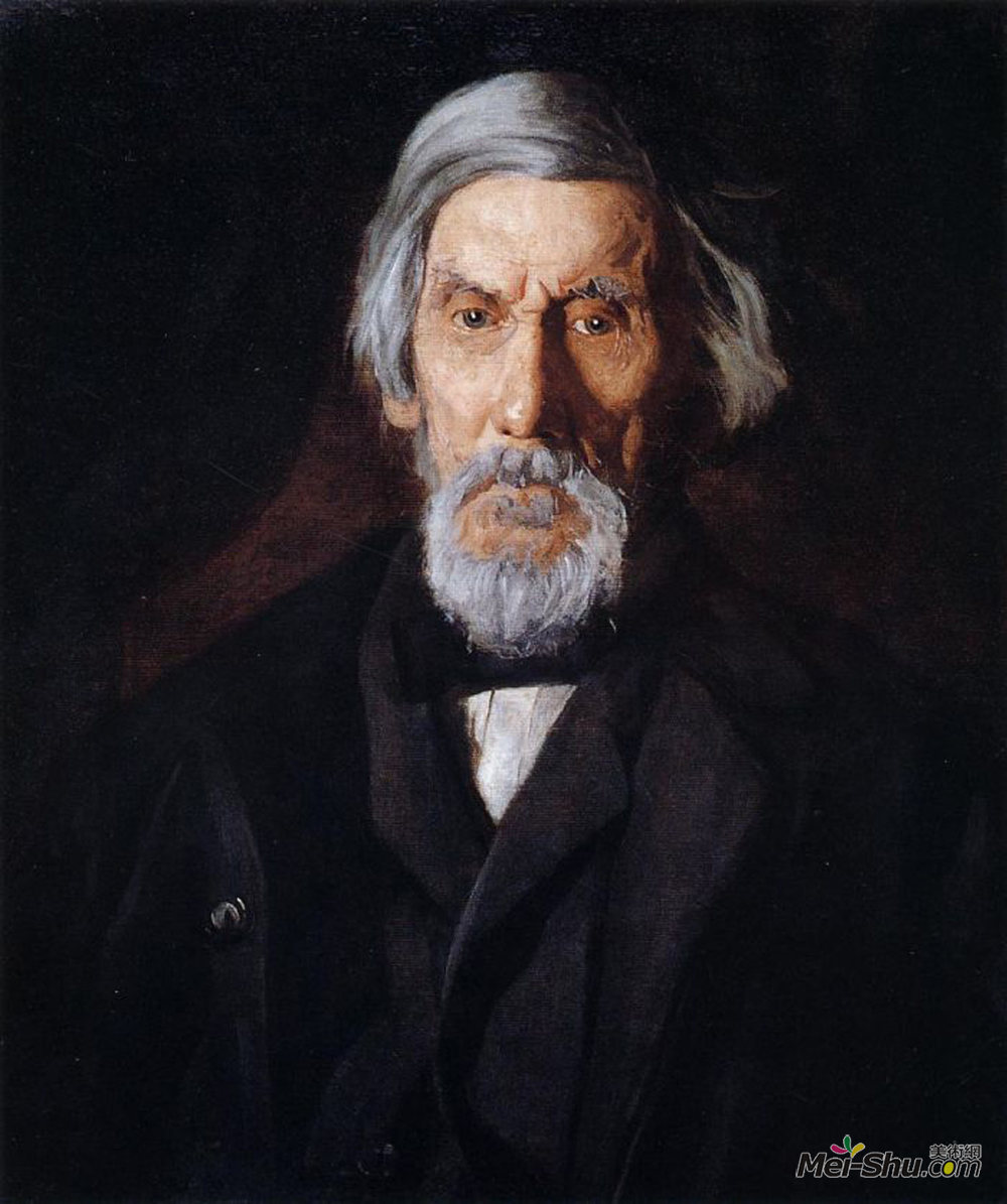托马斯·伊肯斯(Thomas Eakins)高清作品《Portrait of William H. MacDowell》