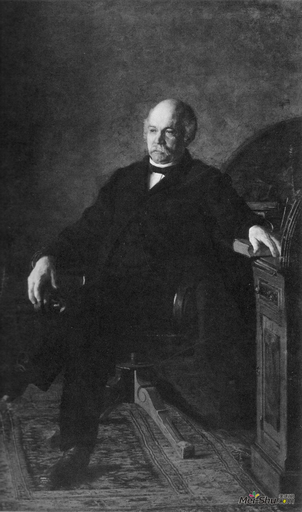 托马斯·伊肯斯(Thomas Eakins)高清作品《肖像》