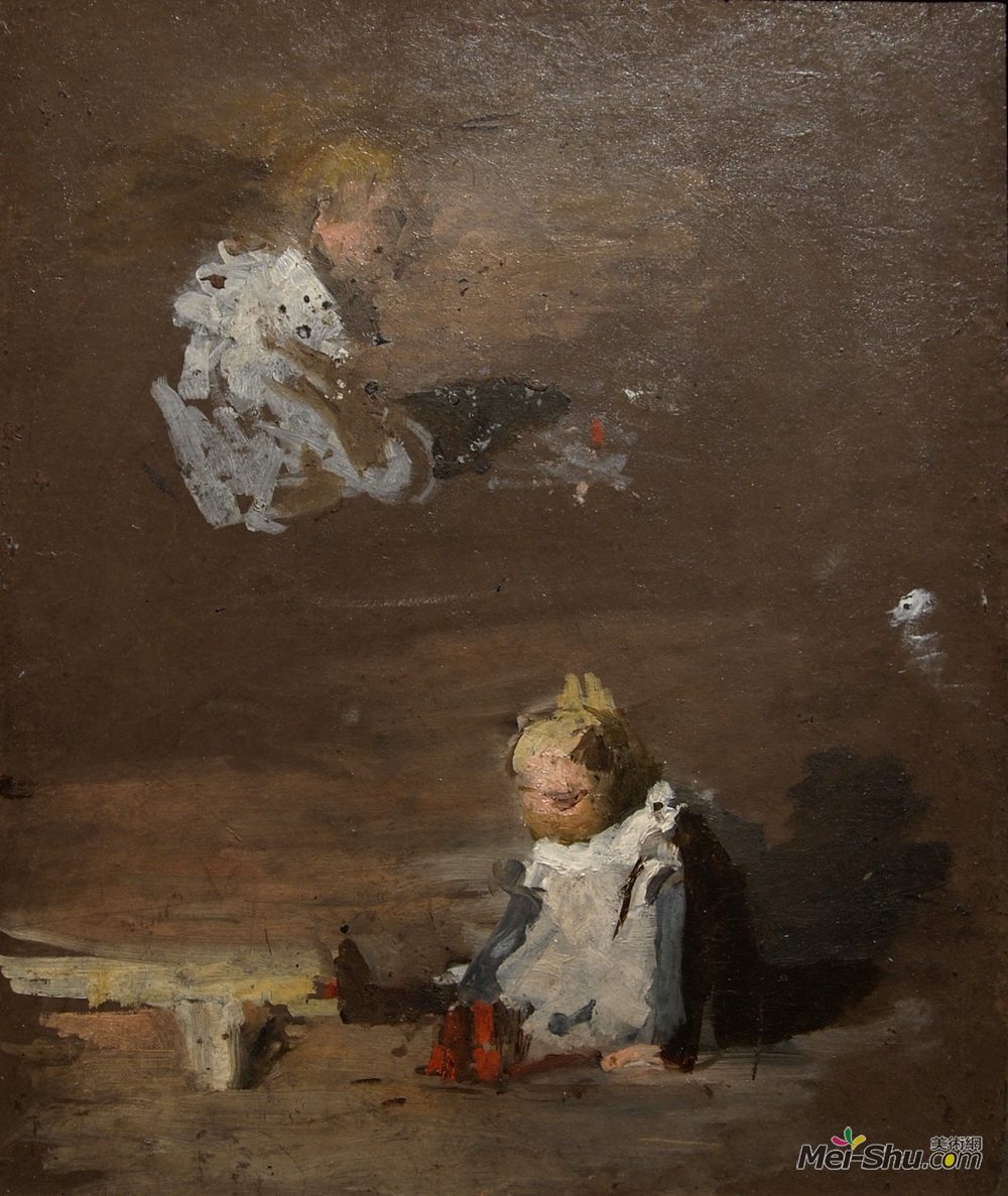 托马斯·伊肯斯(Thomas Eakins)高清作品《婴儿研究》