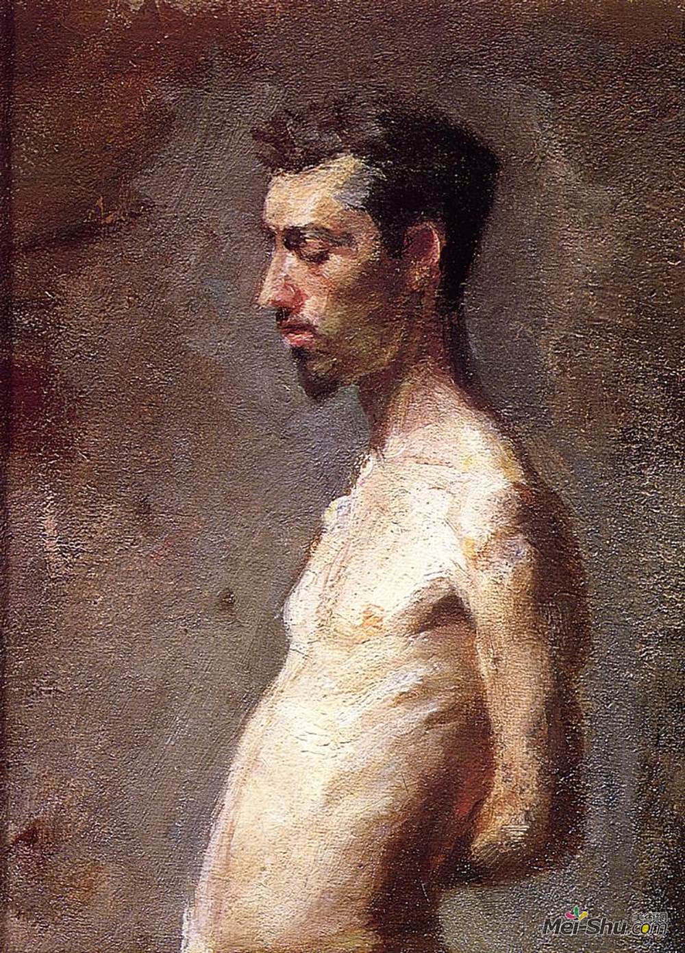 托马斯·伊肯斯(Thomas Eakins)高清作品《华勒斯姿态》