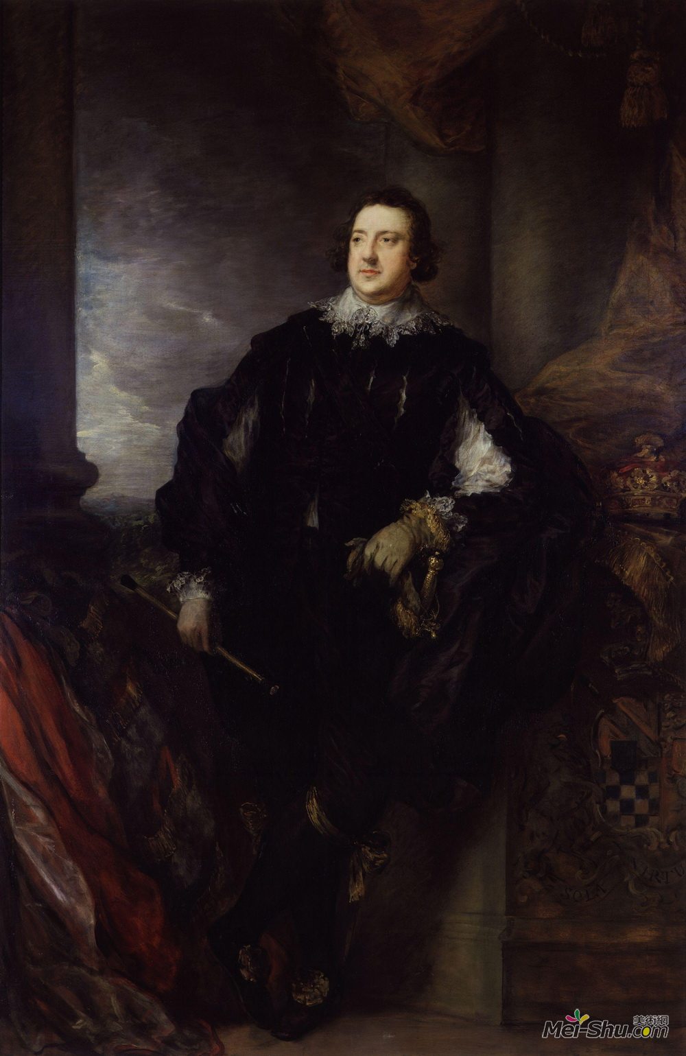 托马斯·庚斯博罗(Thomas Gainsborough)高清作品《查尔斯霍华德，诺福克公爵第十一》