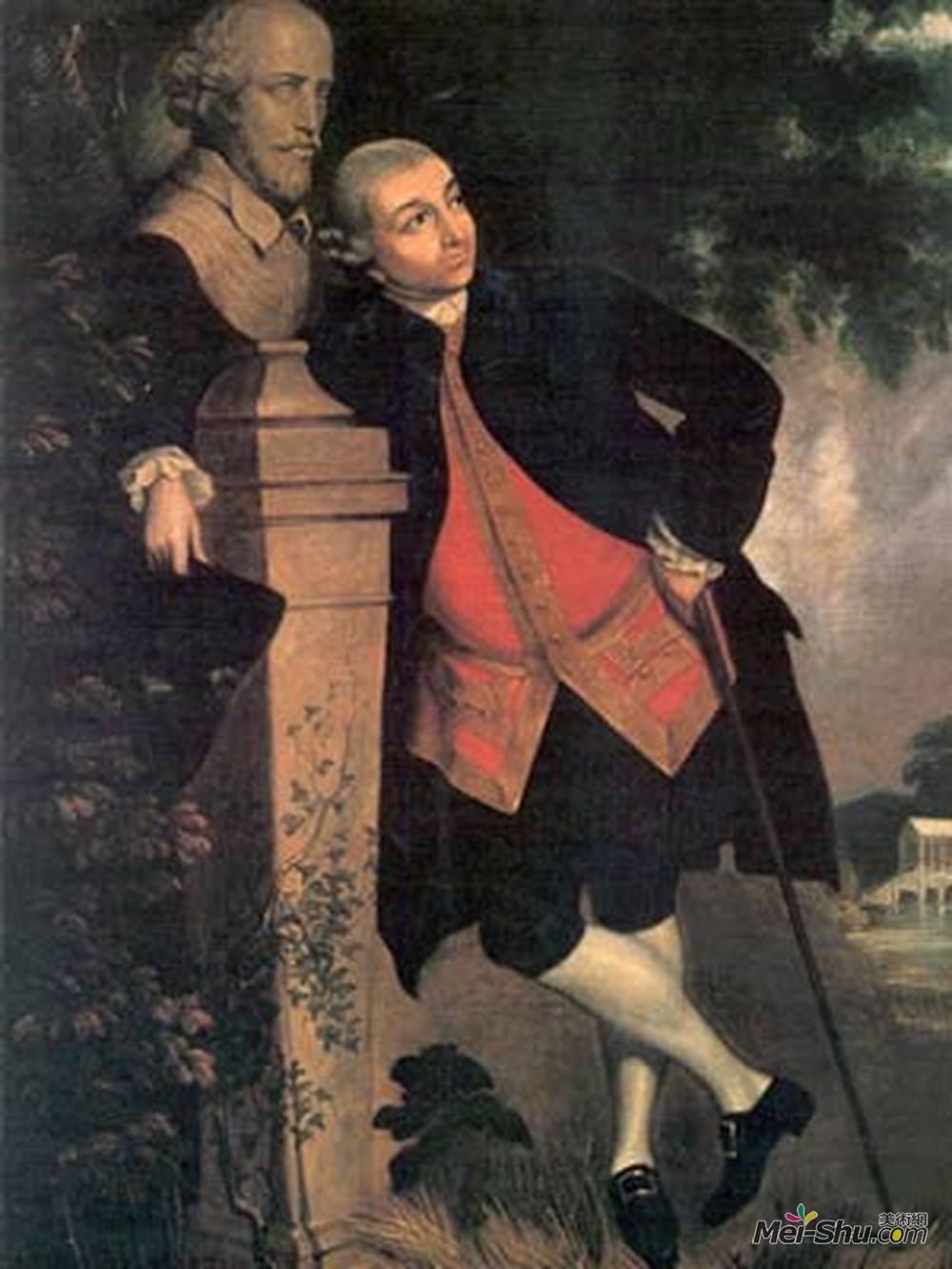 托马斯·庚斯博罗(Thomas Gainsborough)高清作品《加里克》