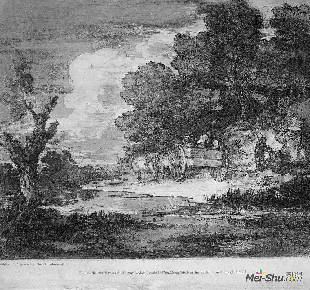 托马斯·庚斯博罗(Thomas Gainsborough)高清作品《景观》