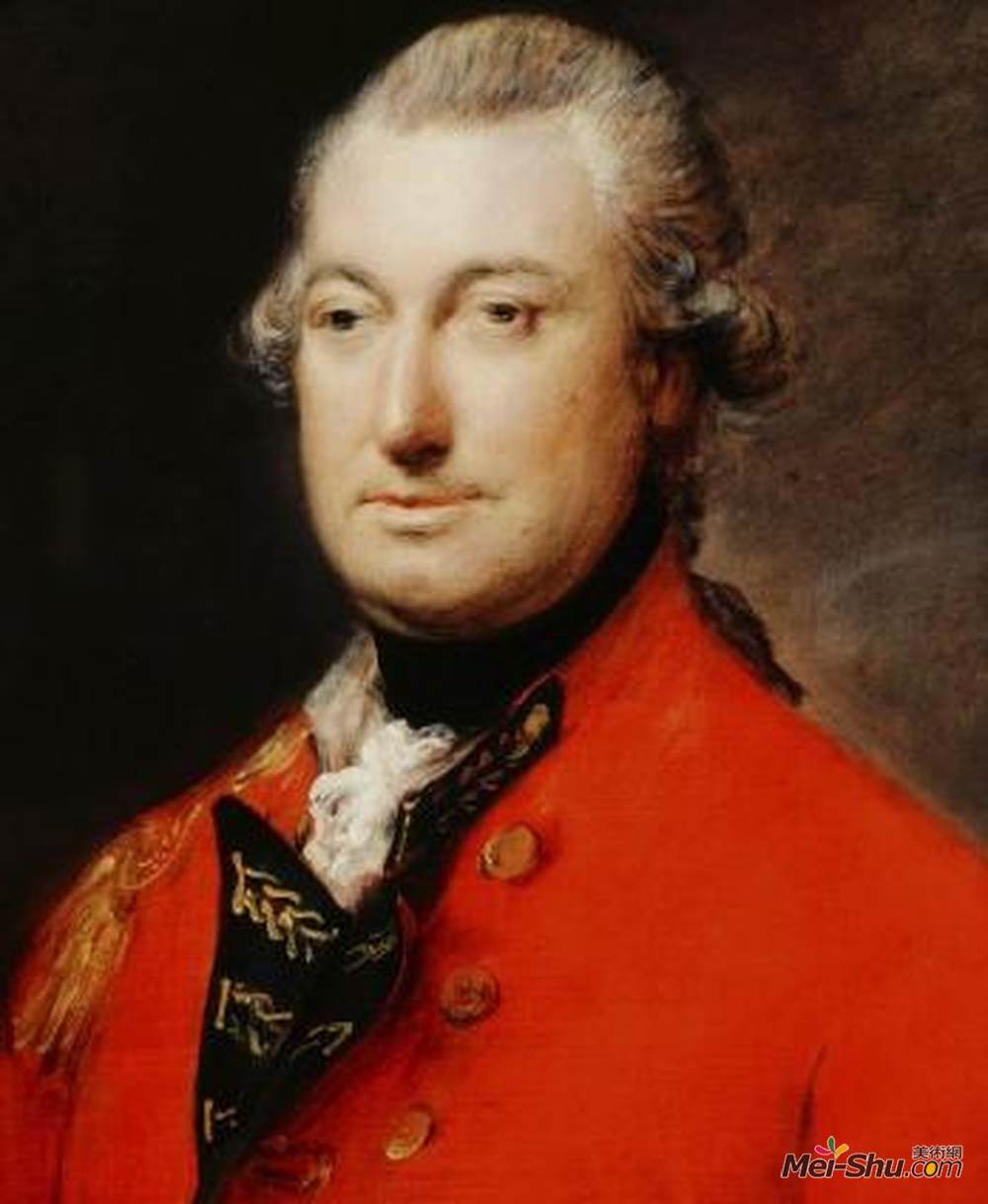 托马斯·庚斯博罗(Thomas Gainsborough)高清作品《康沃利斯勋爵》