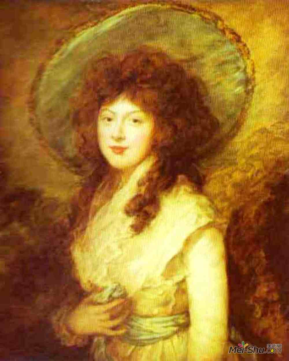 托马斯·庚斯博罗(Thomas Gainsborough)高清作品《凯瑟琳小姐塔顿》