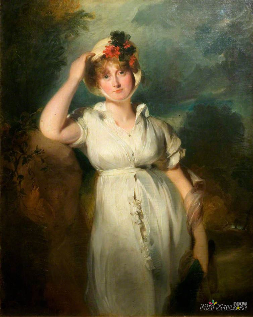 托马斯·劳伦斯(thomas lawrence)高清作品《不伦瑞克的卡罗琳学院的