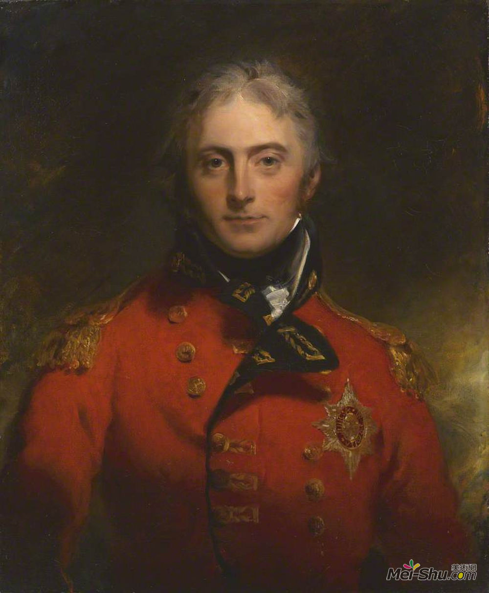 托马斯·劳伦斯(Thomas Lawrence)高清作品《约翰摩尔中尉》