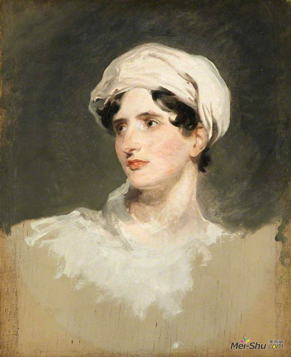 托马斯·劳伦斯(Thomas Lawrence)高清作品《玛丽亚，Lady Callcott》