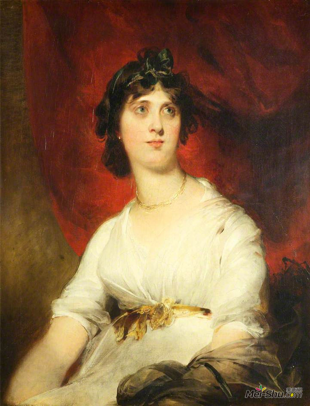 托马斯·劳伦斯(Thomas Lawrence)高清作品《塞西莉亚夫人锁》