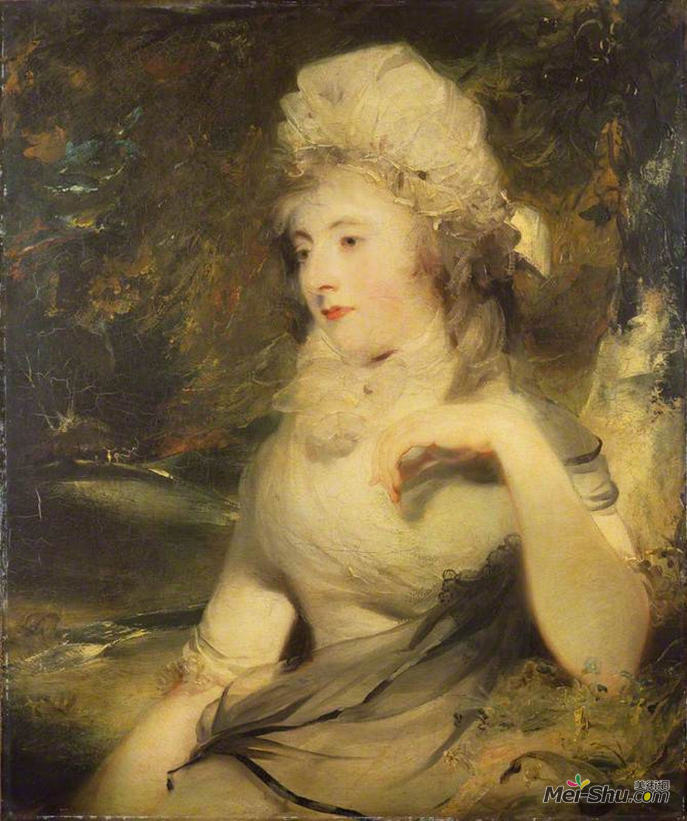 托马斯·劳伦斯(Thomas Lawrence)高清作品《淑女画像》