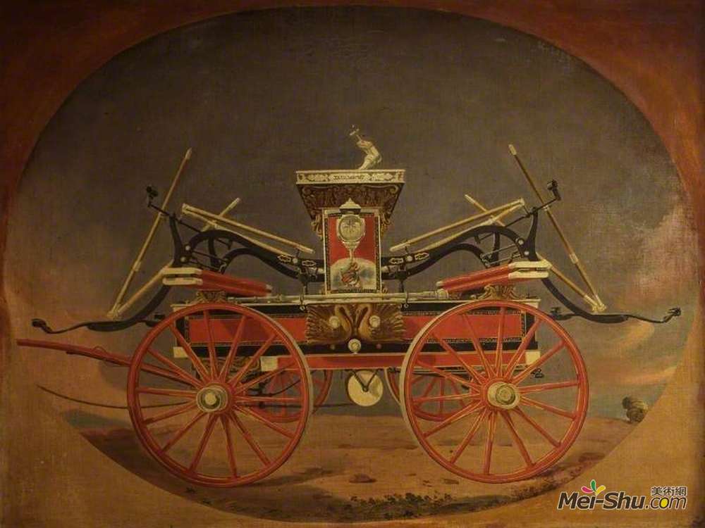 托马斯·苏利(Thomas Sully)高清作品《消防汽轮发动机》