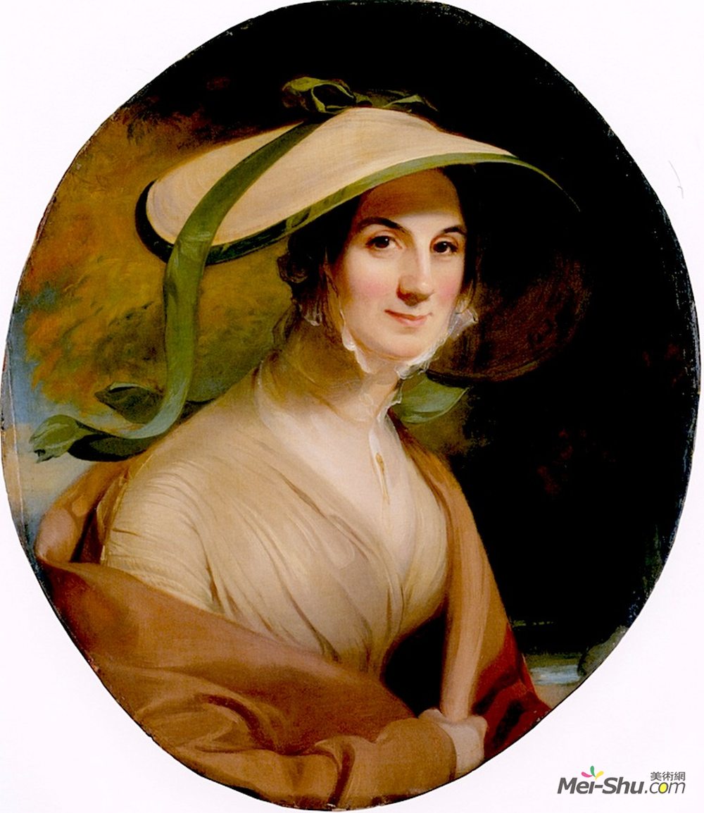 托马斯·苏利(Thomas Sully)高清作品《Marie Oldmixon, Mrs. George Lingen》