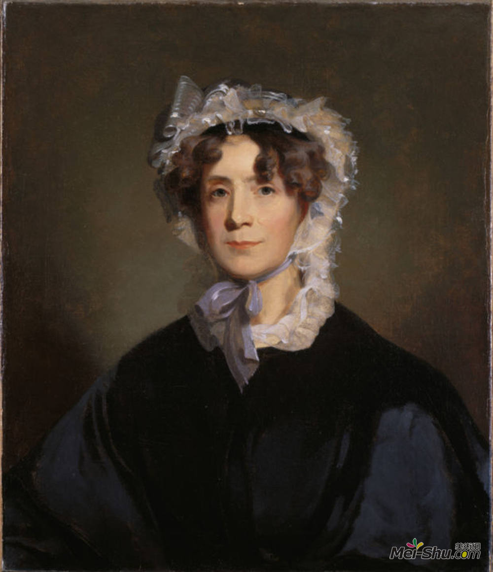 托马斯·苏利(Thomas Sully)高清作品《玛莎兰多夫杰斐逊》