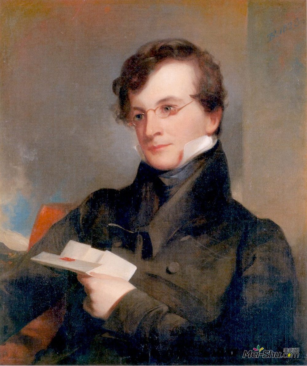 托马斯·苏利(Thomas Sully)高清作品《理查德比德尔阁下》