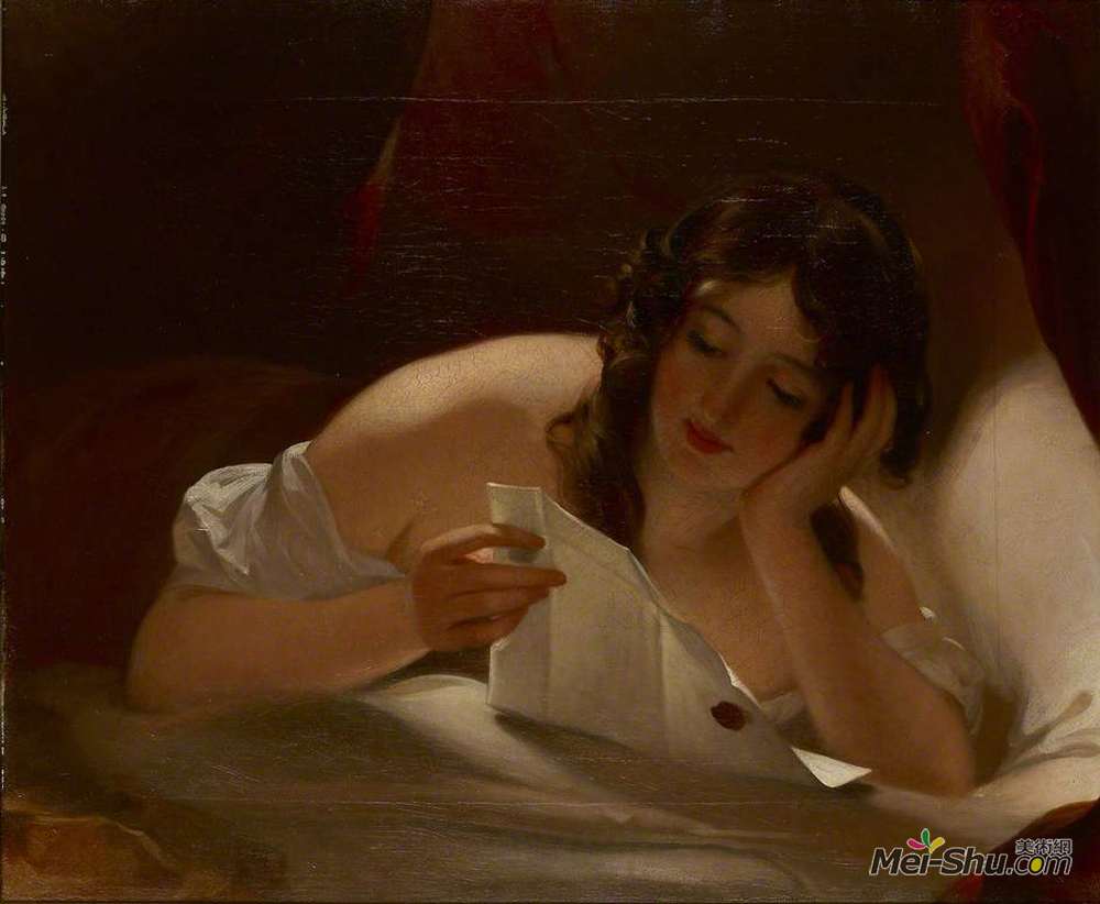 托马斯·苏利(Thomas Sully)高清作品《情书》