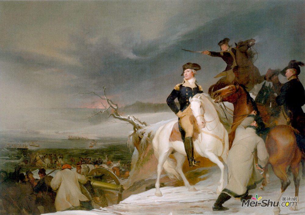 托马斯·苏利(Thomas Sully)高清作品《特拉华的通道》