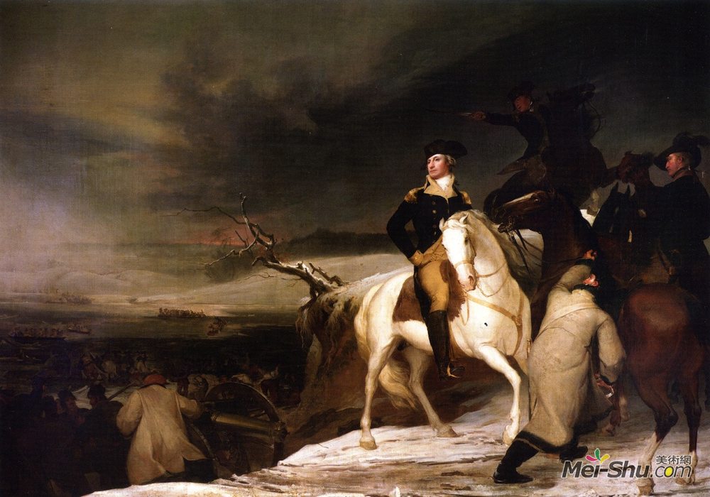 托马斯·苏利(Thomas Sully)高清作品《特拉华的通道》