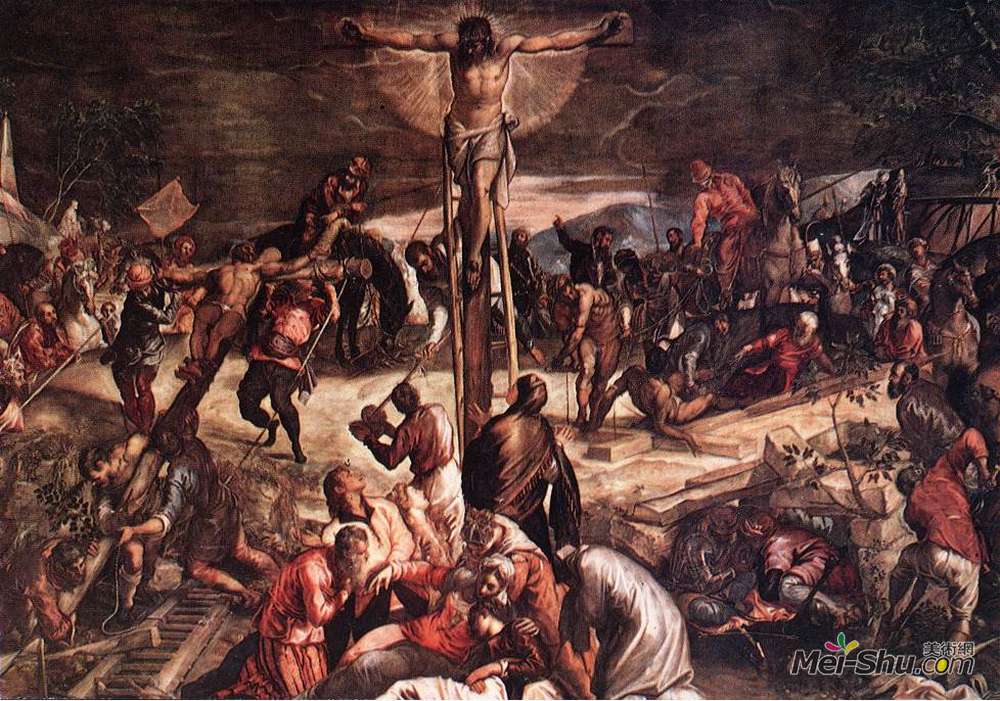 丁托莱托(Tintoretto)高清作品《被钉十字架》