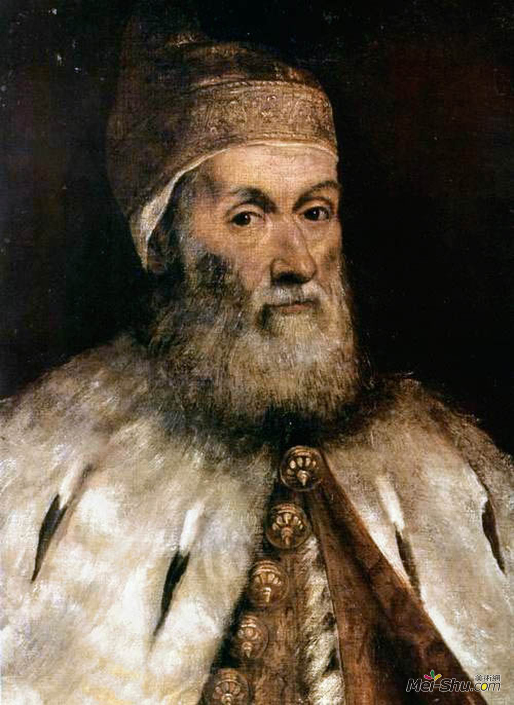 丁托莱托(Tintoretto)高清作品《Doge Gerolamo Priuli Tintoretto》