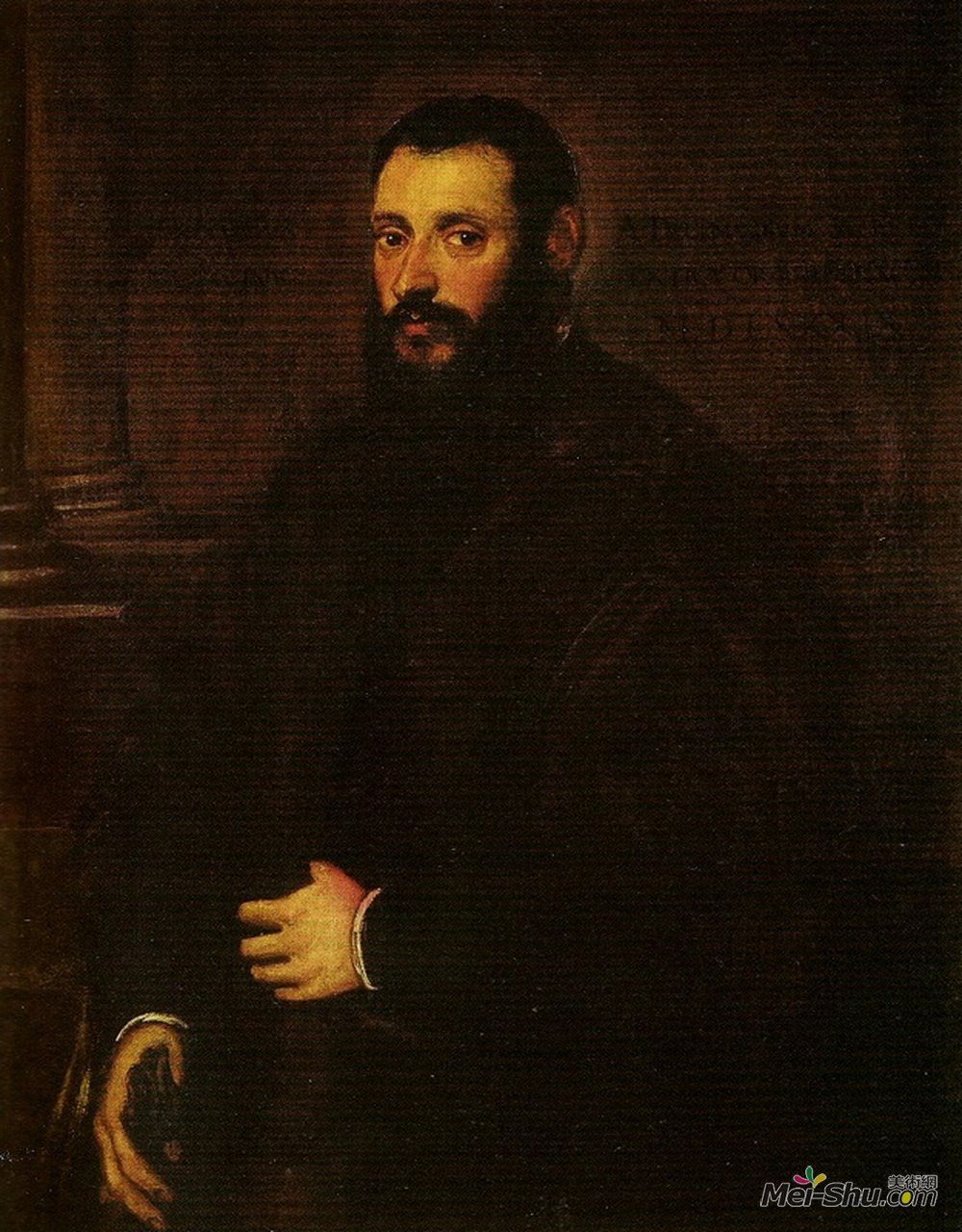 丁托莱托(Tintoretto)高清作品《Portrait of Nicolaus Padavinus》
