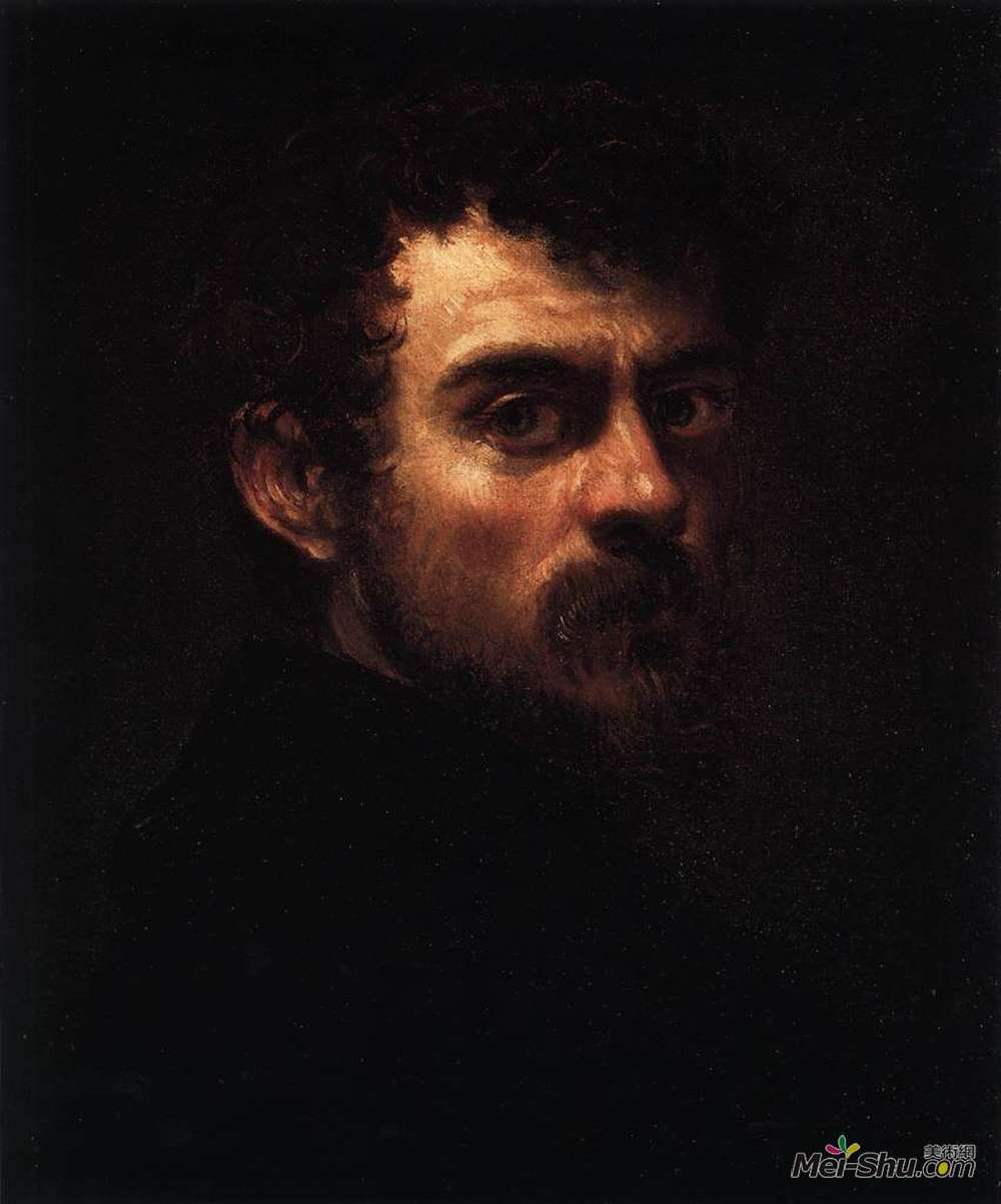 丁托莱托(Tintoretto)高清作品《自画像》