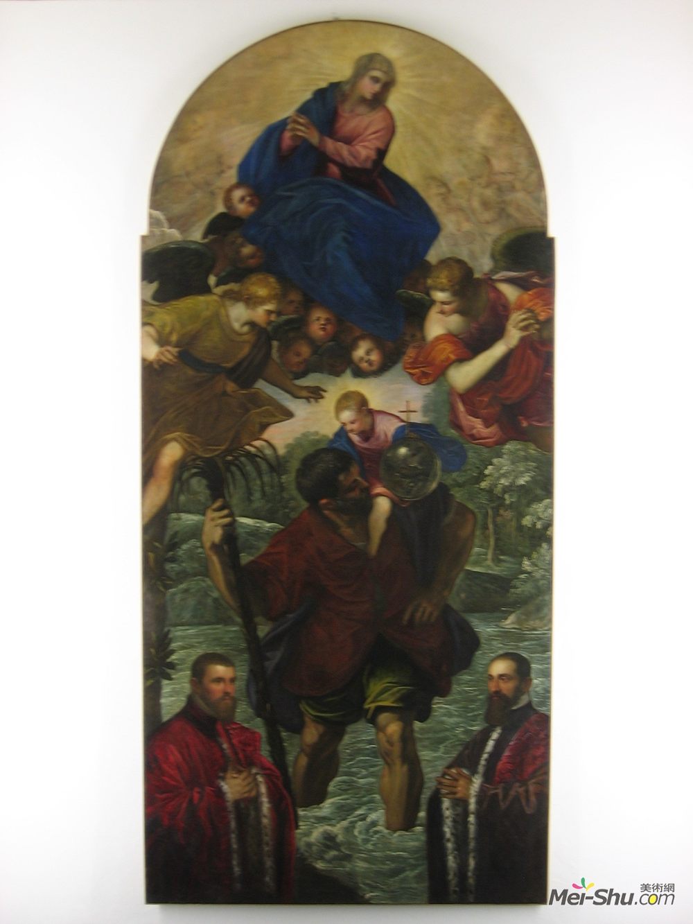 丁托莱托(Tintoretto)高清作品《圣克里斯托弗》