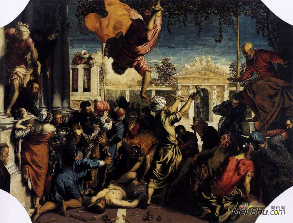 丁托莱托(Tintoretto)高清作品《圣马克释放奴隶的奇迹》