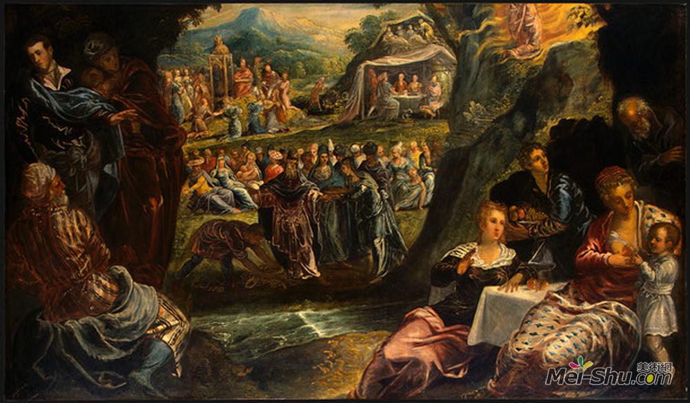 丁托莱托(Tintoretto)高清作品《金犊崇拜》